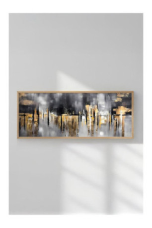 Tableau décoratif encadré en MDF - Multicolore