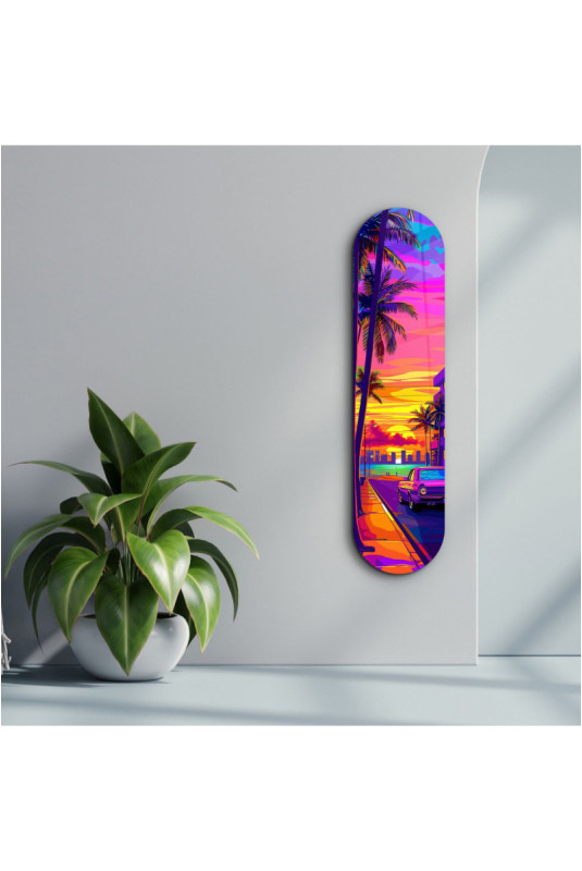Peinture décorative sur verre trempé - Multicolore