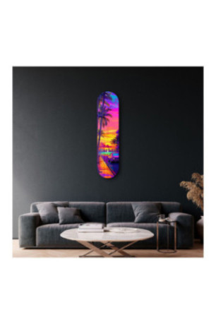 Peinture décorative sur verre trempé - Multicolore