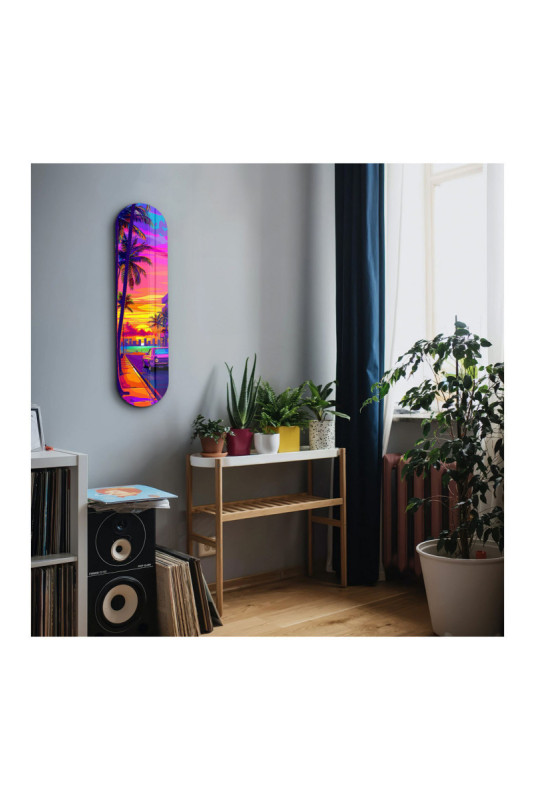 Peinture décorative sur verre trempé - Multicolore
