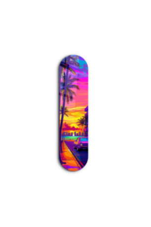 Peinture décorative sur verre trempé - Multicolore