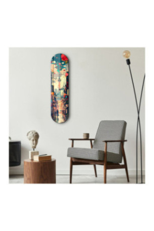 Peinture décorative sur verre trempé - Multicolore