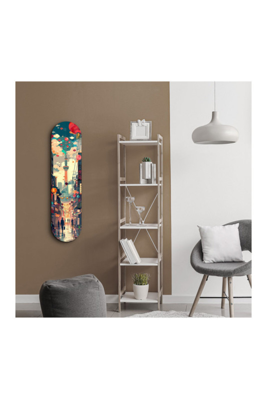 Peinture décorative sur verre trempé - Multicolore