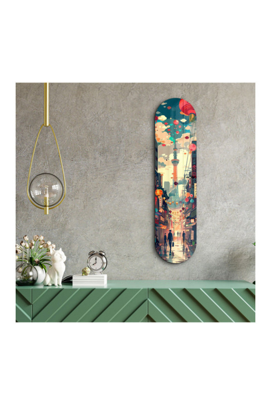 Peinture décorative sur verre trempé - Multicolore