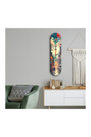 Peinture décorative sur verre trempé - Multicolore