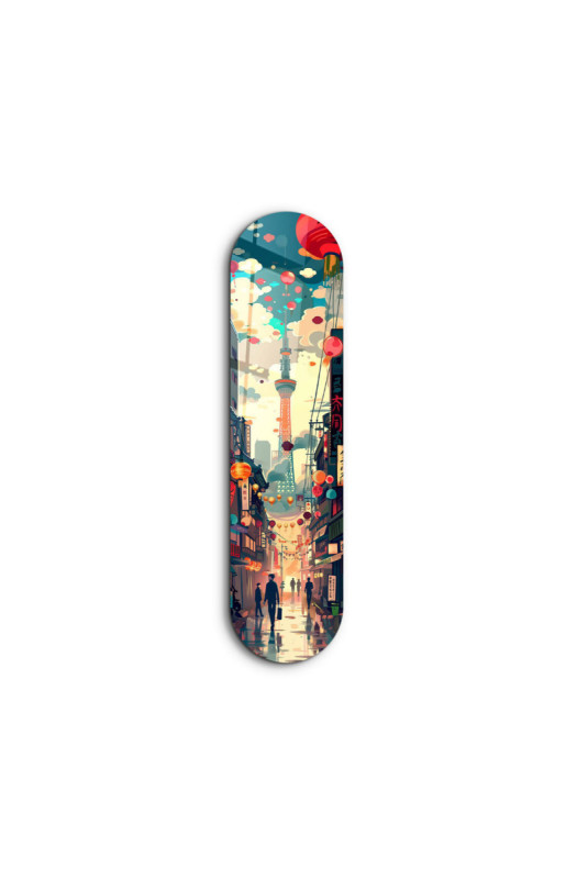 Peinture décorative sur verre trempé - Multicolore