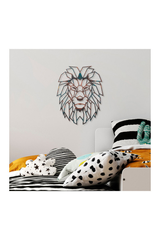 Accessoire mural décoratif en métal - Multicolore