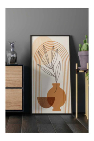 Tableau encadré décoratif - Multicolore
