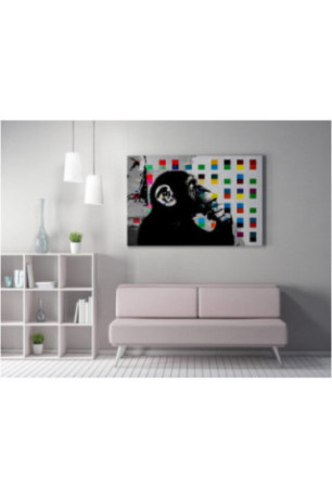 Peinture décorative sur toile - Multicolore