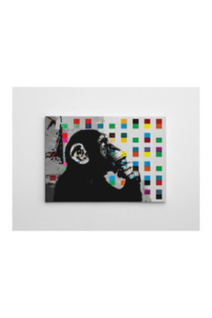 Peinture décorative sur toile - Multicolore