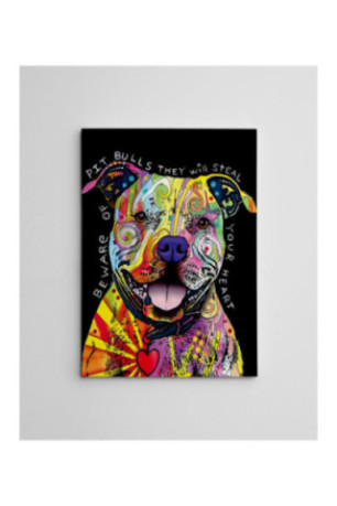 Peinture décorative sur toile - Multicolore