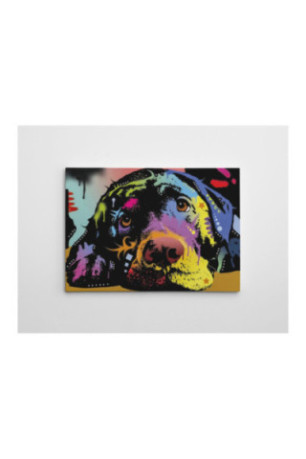Peinture décorative sur toile - Multicolore