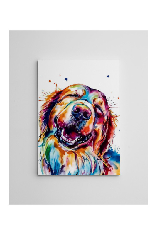 Peinture décorative sur toile - Multicolore