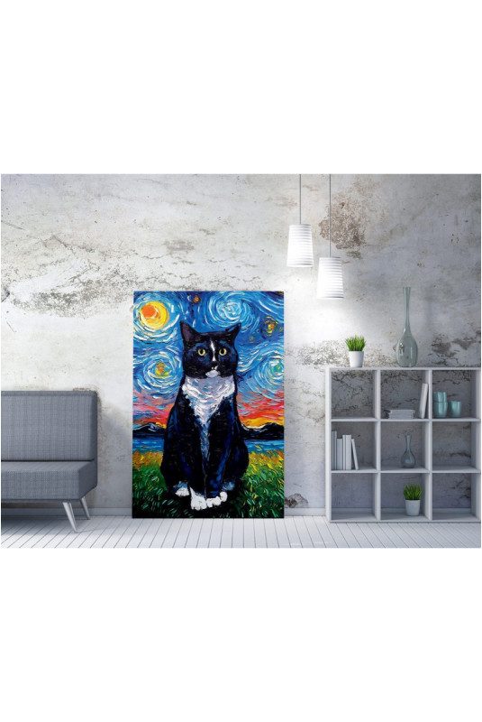 Peinture décorative sur toile - Multicolore