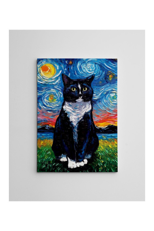Peinture décorative sur toile - Multicolore