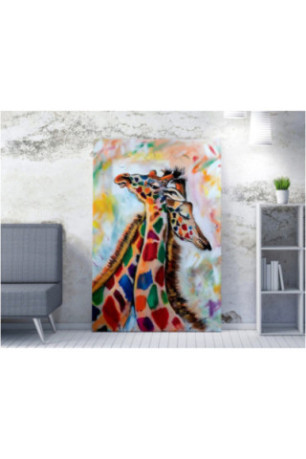 Peinture décorative sur toile - Multicolore