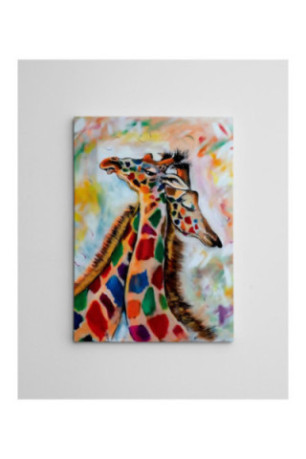Peinture décorative sur toile - Multicolore