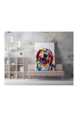 Peinture décorative sur toile - Multicolore