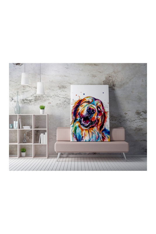 Peinture décorative sur toile - Multicolore