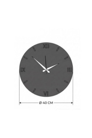 Horloge murale décorative en verre - Multicolore