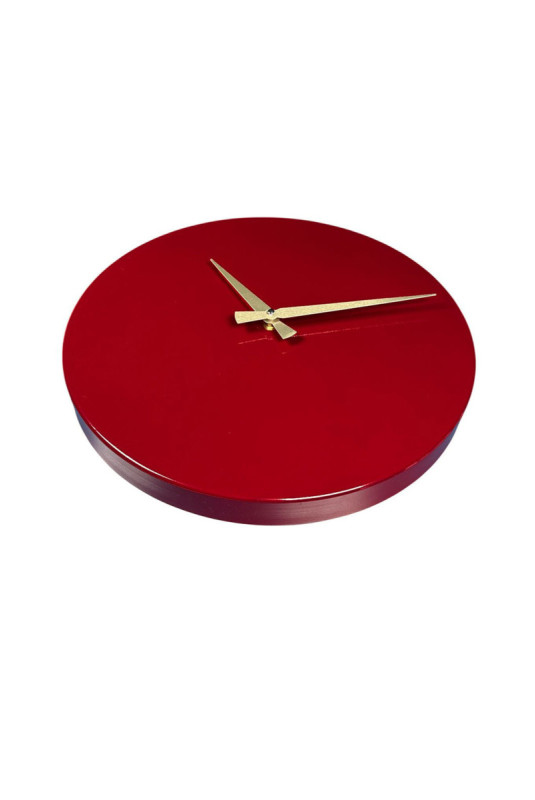 Horloge murale décorative en métal - Cerise