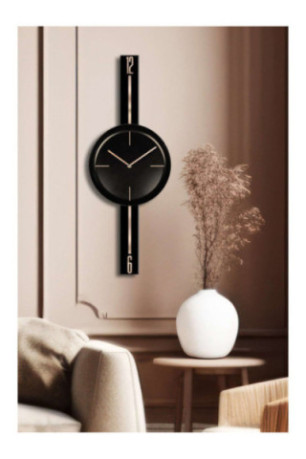 Horloge murale décorative - Noir