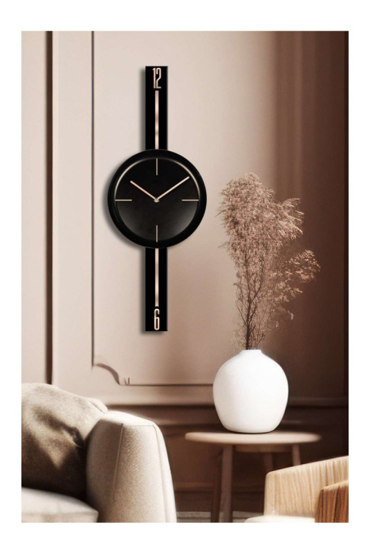 Horloge murale décorative - Noir