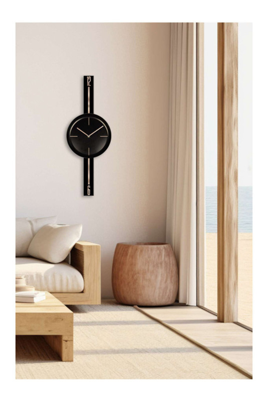 Horloge murale décorative - Noir
