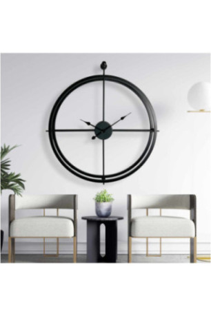 Horloge murale décorative en métal - Multicolore