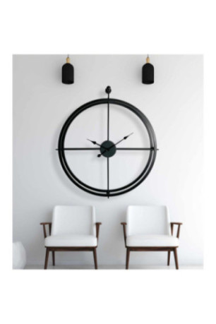 Horloge murale décorative en métal - Multicolore
