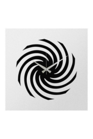 Horloge murale décorative en métal - Noir
