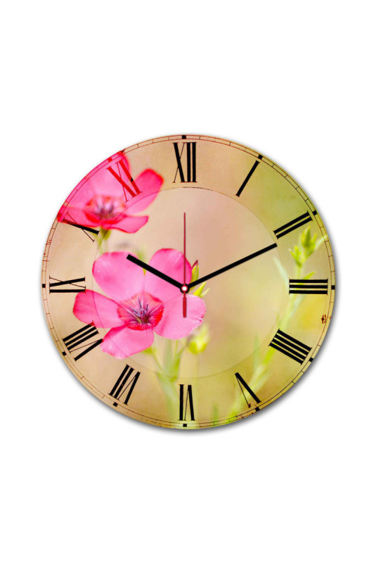Horloge décorative en MDF - Multicolore