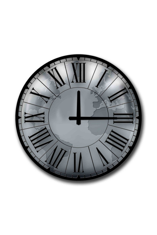 Horloge décorative en MDF - Multicolore