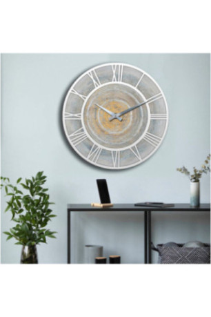 Horloge décorative en MDF - Multicolore