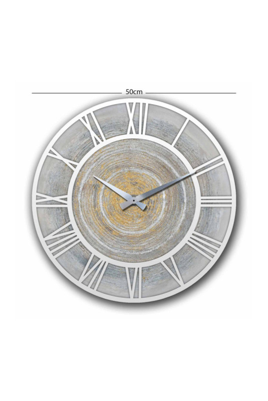 Horloge décorative en MDF - Multicolore