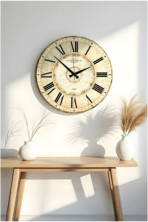Horloge décorative en MDF - Multicolore