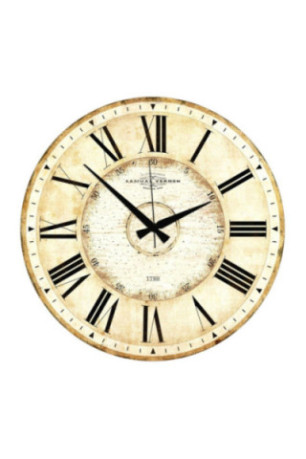 Horloge décorative en MDF - Multicolore