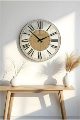 Horloge décorative en MDF - Multicolore