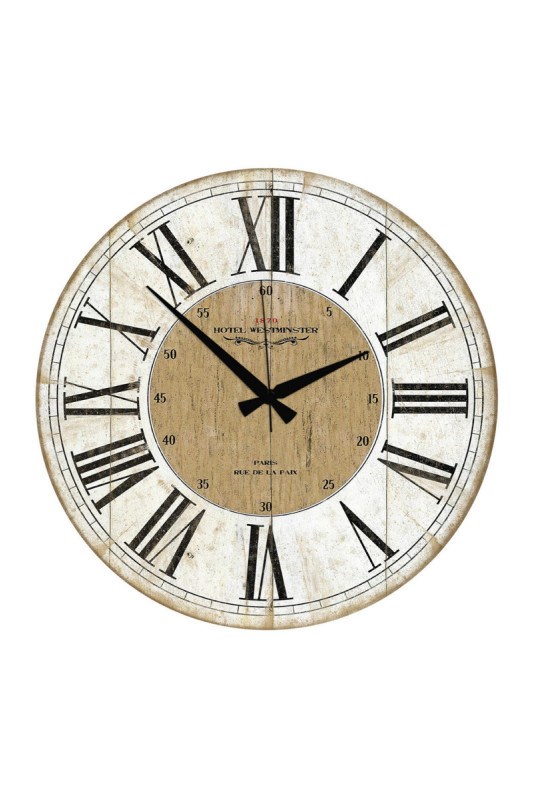 Horloge décorative en MDF - Multicolore