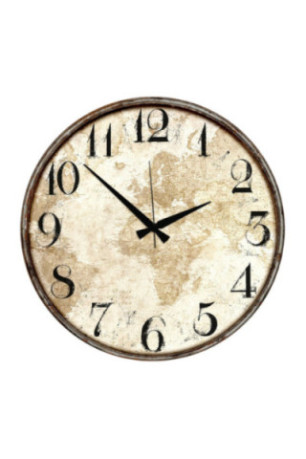 Horloge décorative en MDF - Multicolore