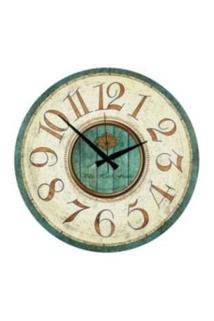 Horloge décorative en MDF - Multicolore