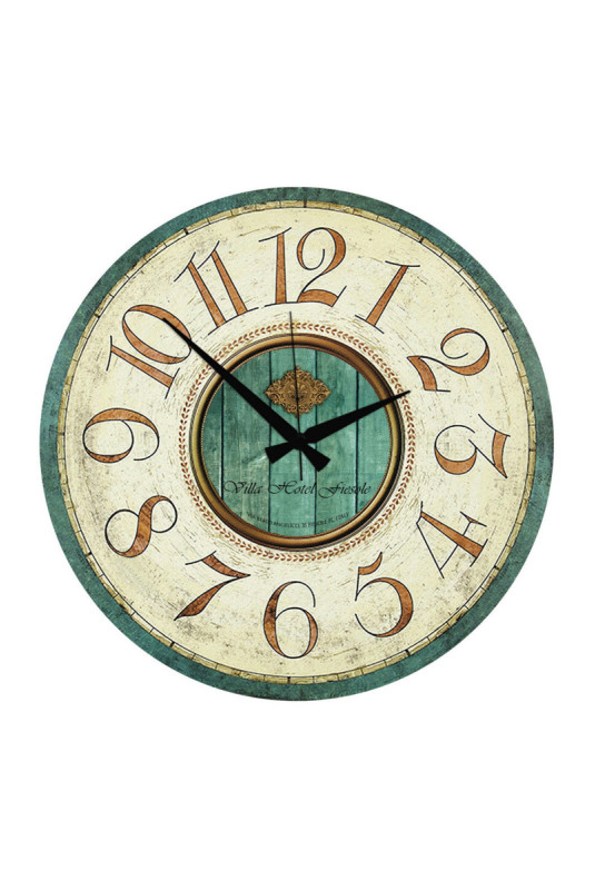 Horloge décorative en MDF - Multicolore