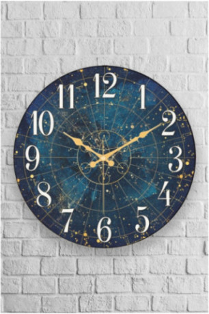 Horloge murale décorative - Multicolore