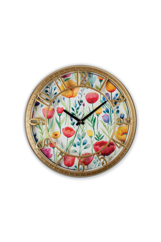 Horloge murale décorative - Multicolore