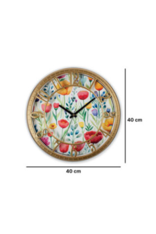 Horloge murale décorative - Multicolore