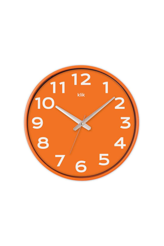 Horloge murale décorative - Orange