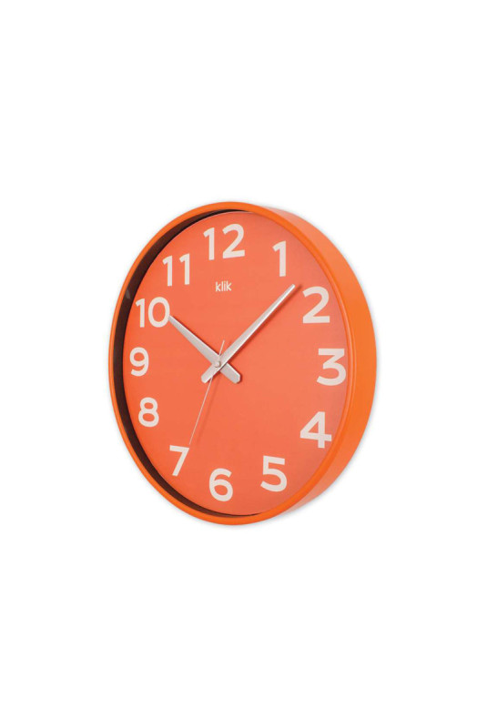 Horloge murale décorative - Orange