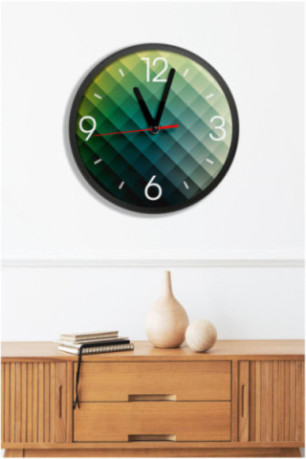 Horloge décorative en MDF - Multicolore