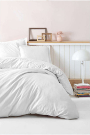 Ensemble de housse de couette en satin - 140x200cm