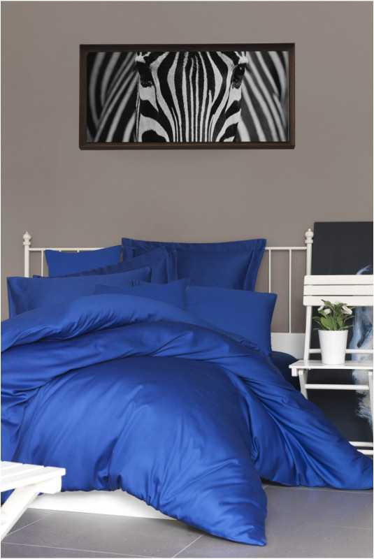 Drap-housse double en satin - 140x190+30cm